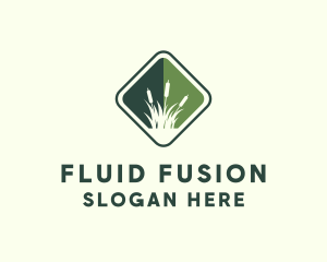 Grass Garden Lawn logo design