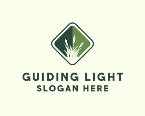 Grass Garden Lawn logo design