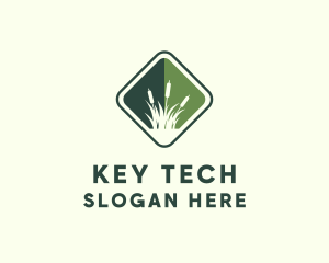 Grass Garden Lawn logo design