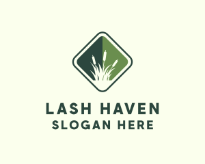 Grass Garden Lawn logo design