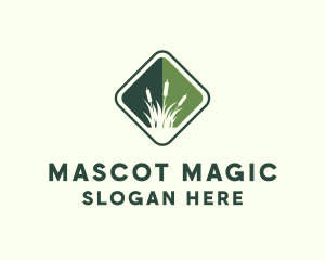 Grass Garden Lawn logo design