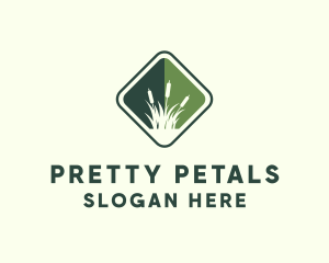 Grass Garden Lawn logo design