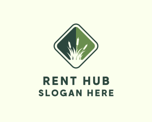 Grass Garden Lawn logo design