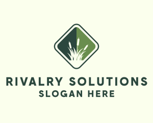 Grass Garden Lawn logo design