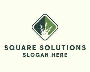 Grass Garden Lawn logo design