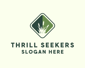 Grass Garden Lawn logo design