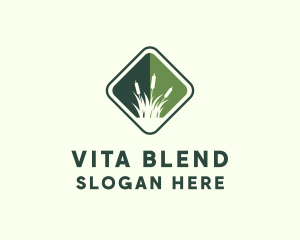 Grass Garden Lawn logo design