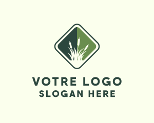 Cleaning - Grass Garden Lawn logo design