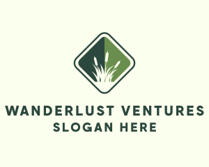 Grass Garden Lawn logo design