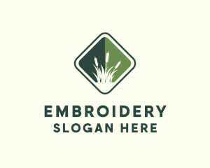 Grass Garden Lawn logo design