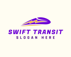 Transit - Thunderbolt Train Transit logo design