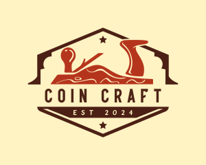 Woodworking Craft Carpentry logo design