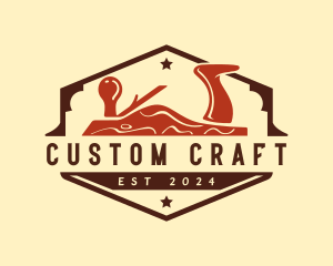 Woodworking Craft Carpentry logo design