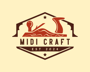 Woodworking Craft Carpentry logo design