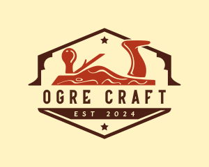 Woodworking Craft Carpentry logo design