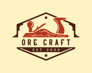 Woodworking Craft Carpentry logo design