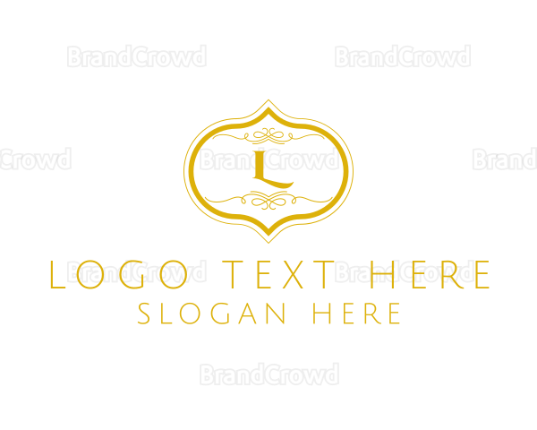 Ornate Elegant Decal Logo