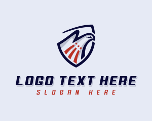 Politician - Eagle Shield Military logo design