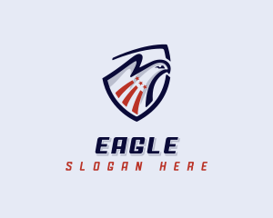 Eagle Shield Military logo design