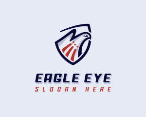 Eagle Shield Military logo design