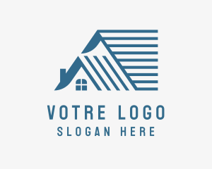 Broker - Residential Roof Renovation logo design