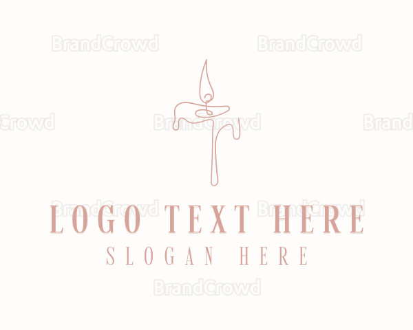 Candle Artisanal Decor Logo