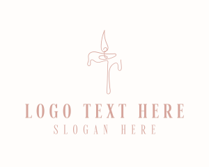 Scented - Candle Artisanal Decor logo design