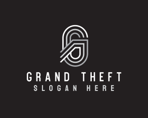 Stripes Generic Letter G logo design