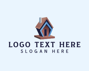 Real Estate Agent - House Real Estate Broker logo design