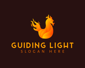 Fire Chicken Grill logo design