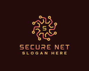 Cybersecurity - Circuit Cybersecurity App logo design