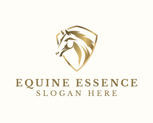 Equine - Equine Horse Shield logo design