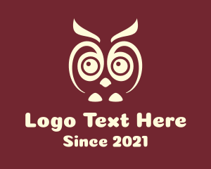Wise - Big Eyes Owl logo design