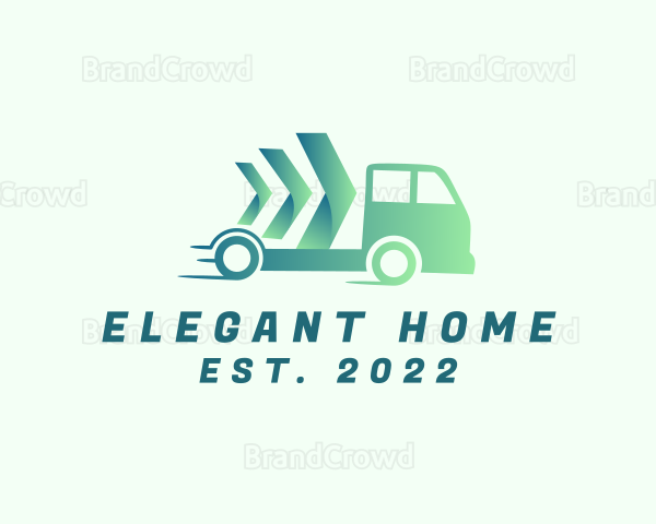 Fast Delivery Truck Express Logo