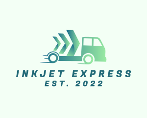 Fast Delivery Truck Express logo design