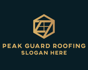 House Residence Roofing logo design