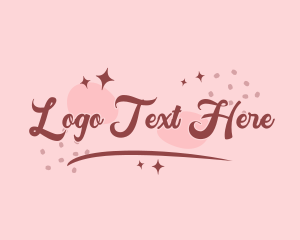 Sparkle - Girly Fun Business logo design