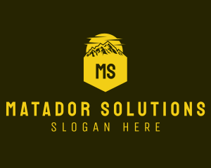 Outdoor Mountain Travel logo design