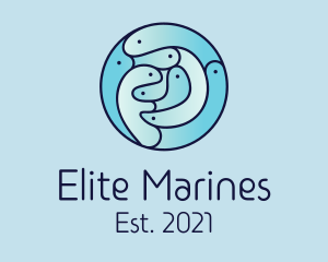 Marine Fish Group  logo design