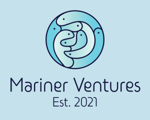 Marine Fish Group  logo design