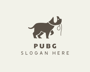 Animal Dog Leash Logo