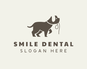 Animal Dog Leash Logo