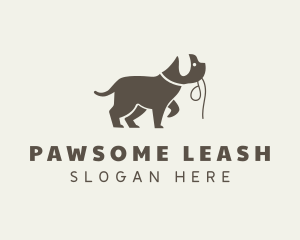 Leash - Animal Dog Leash logo design