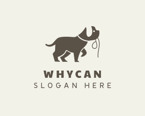 Pet Shelter - Animal Dog Leash logo design