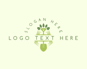 Field - Shovel Leaf Pentagon logo design