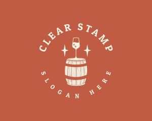 Liquor Wine Barrel logo design