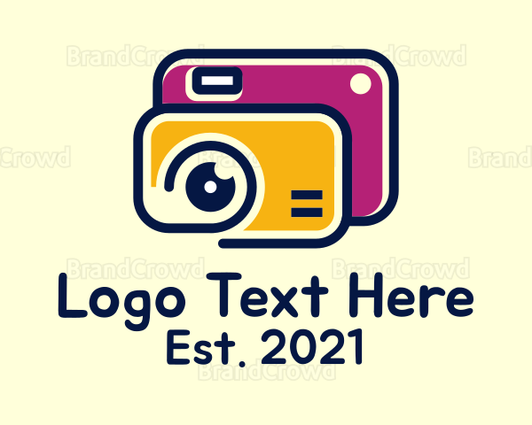 Digital Camera Lens Logo