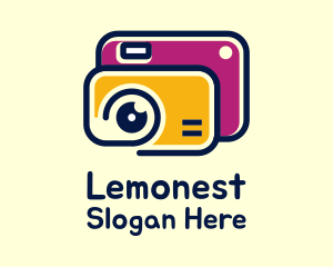 Digital Camera Lens Logo