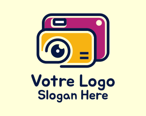 Digital Camera Lens Logo