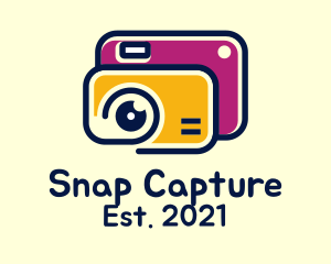 Capture - Digital Camera Lens logo design